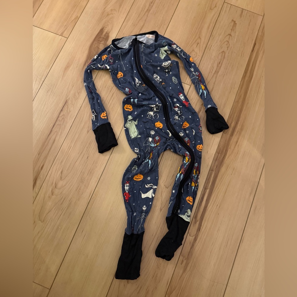 Nightmare Before Christmas Disney Little Sleepies 12-18mo Zippy